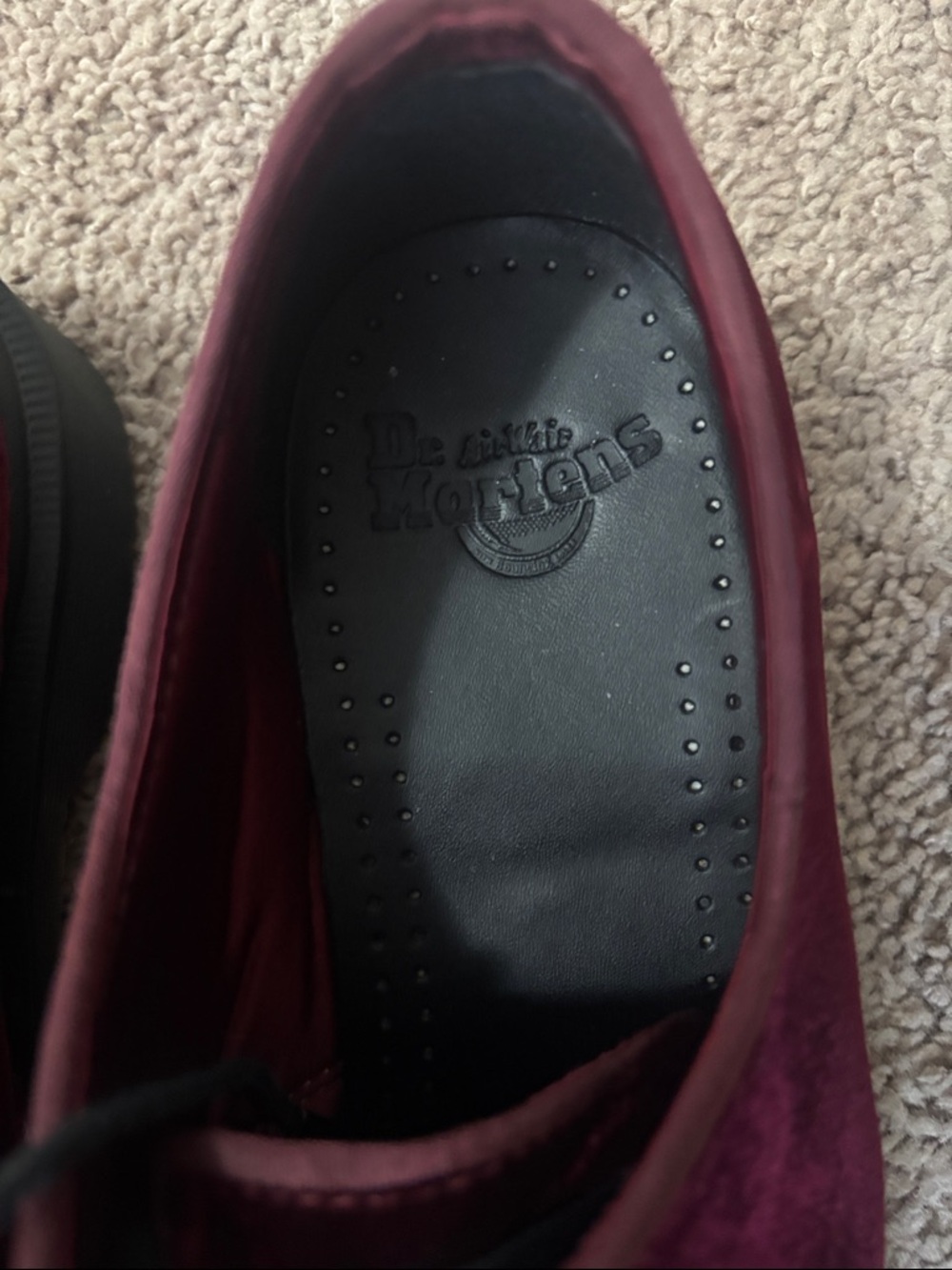 Dr Martens Velvet  Shoes - Picture 3 of 5